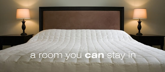 A room you can stay in